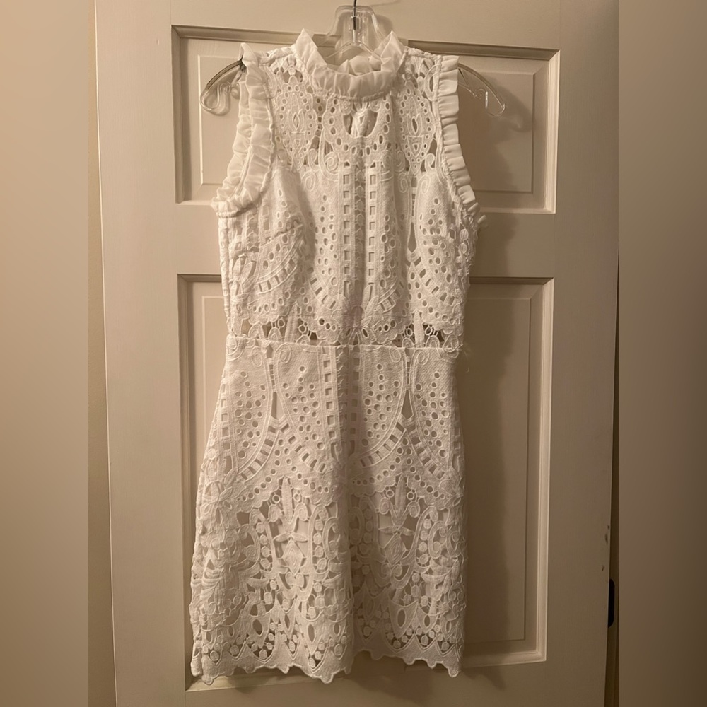 Women’s Lucy Paris White Lace Dress, Size XS